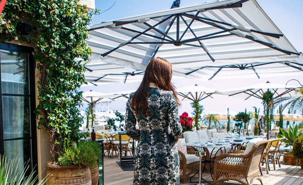 Parasol Quadrifoglio GardenArt Annexe Beach Cannes