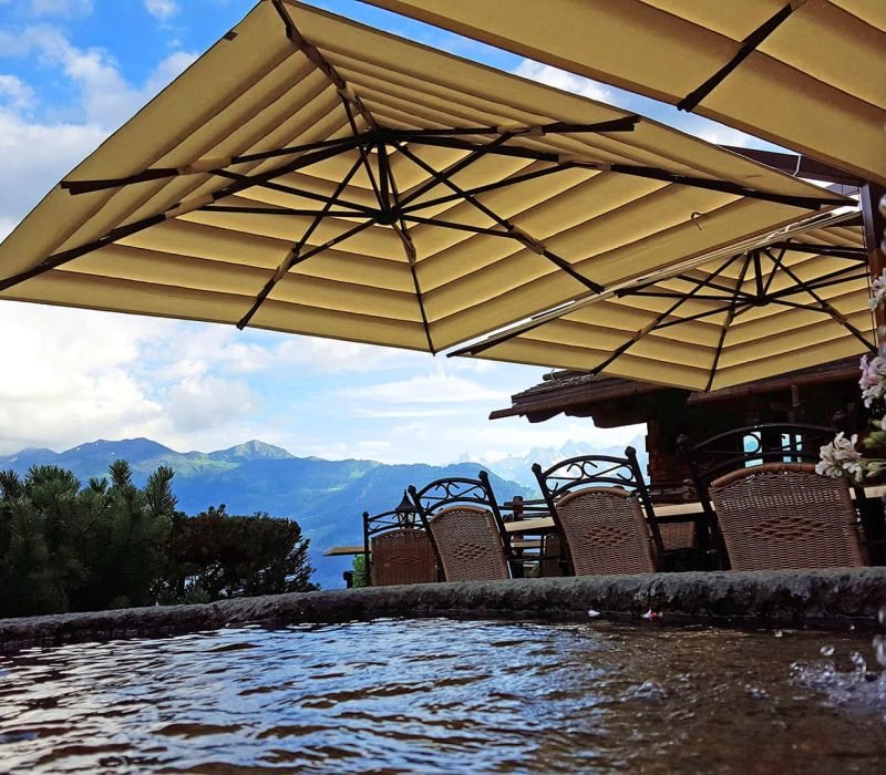 parasol QUADRIFOGLIO verbier suisse