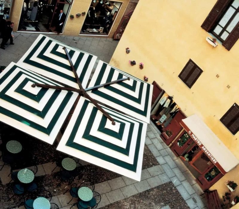 grand parasol Quadrifoglio MV 2 couleurs